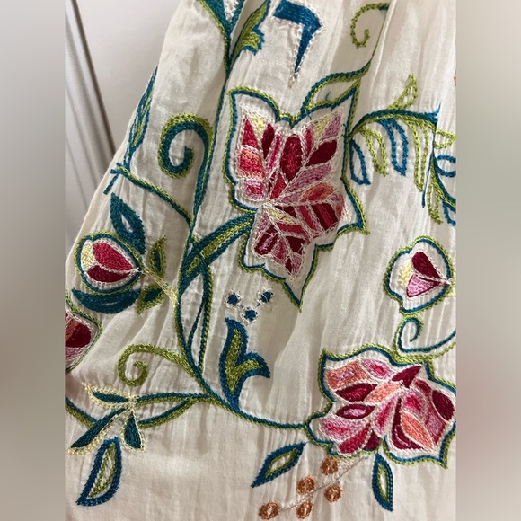 Sundance Marjorie Embroidered Midi Dress - size S - Picture 7 of 10